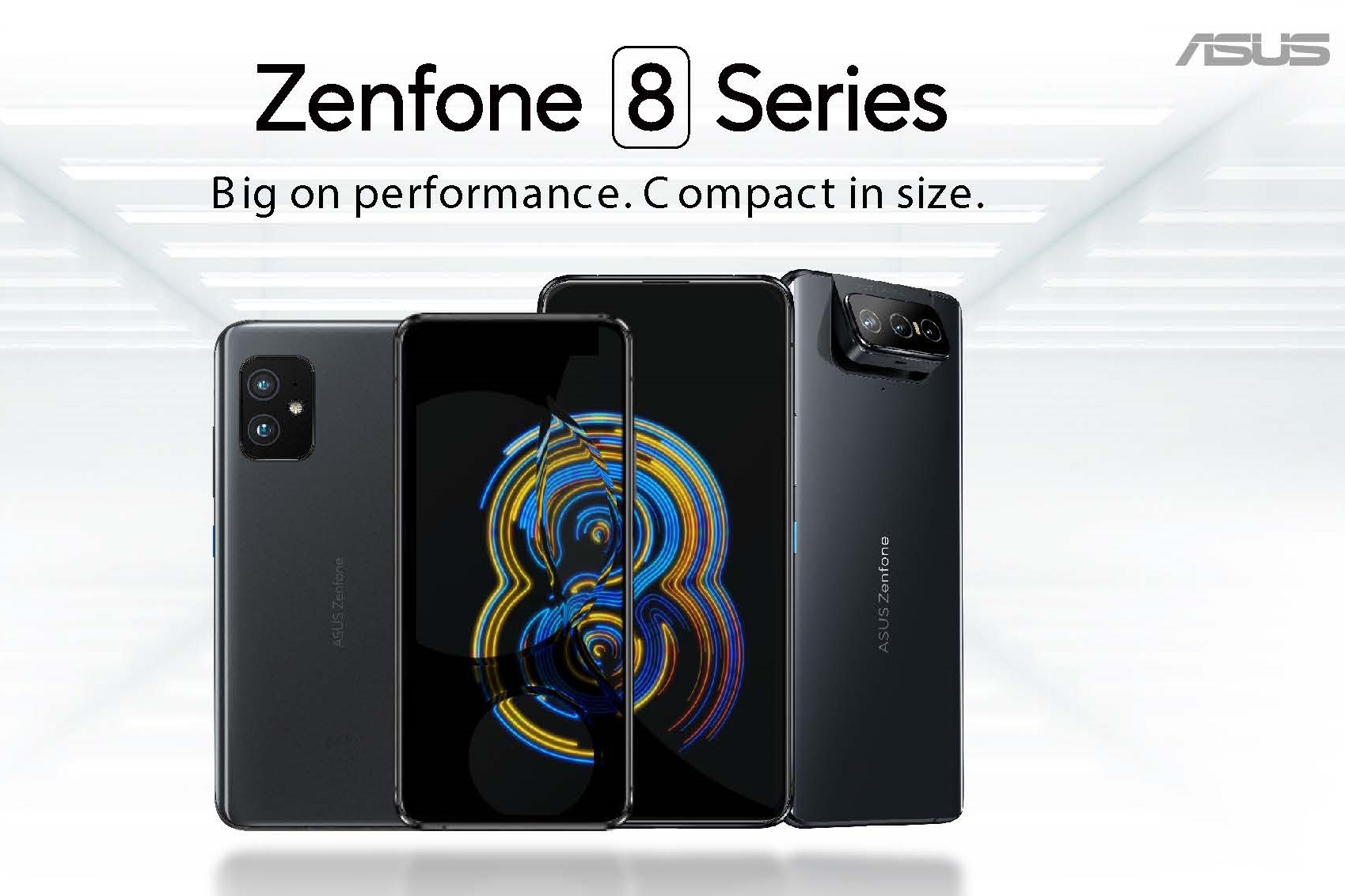 ASUSのフラッグシップ「Zenfone 8」シリーズを発売、フリップレス