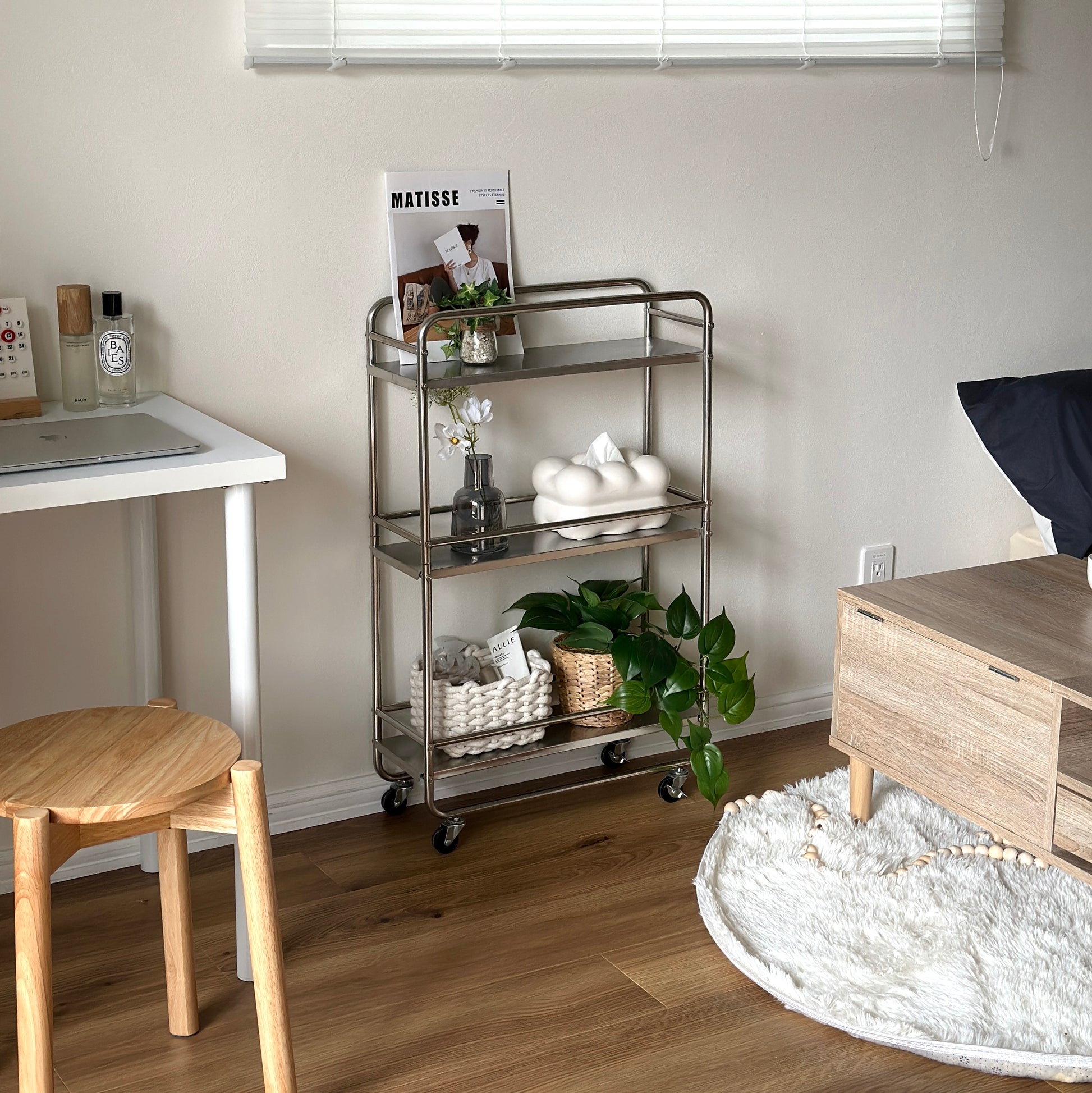 ワゴン｜ステンレス3段ワゴン - territory