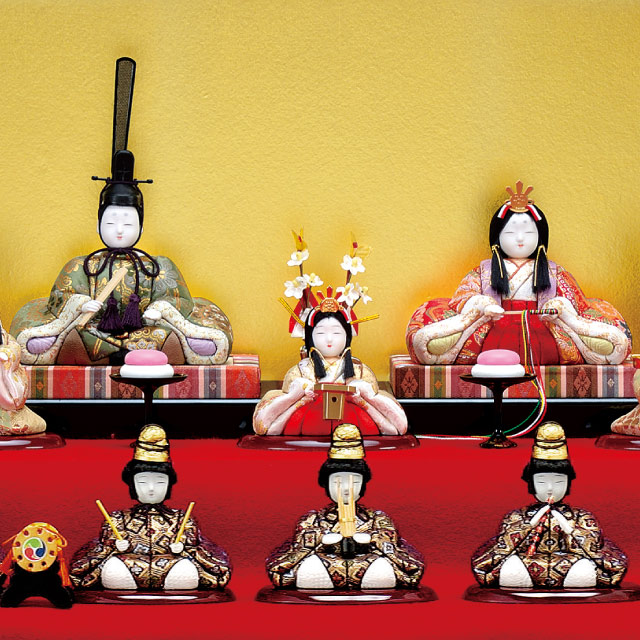 人形の田辺 / 飛鳥雛 十五人飾り