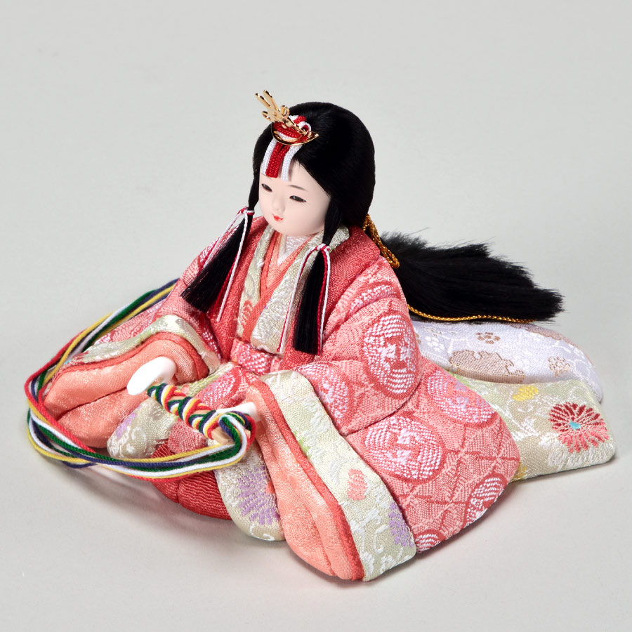 人形の田辺 / 【一秀】木目込雛人形 桃山雛16号（I-23）