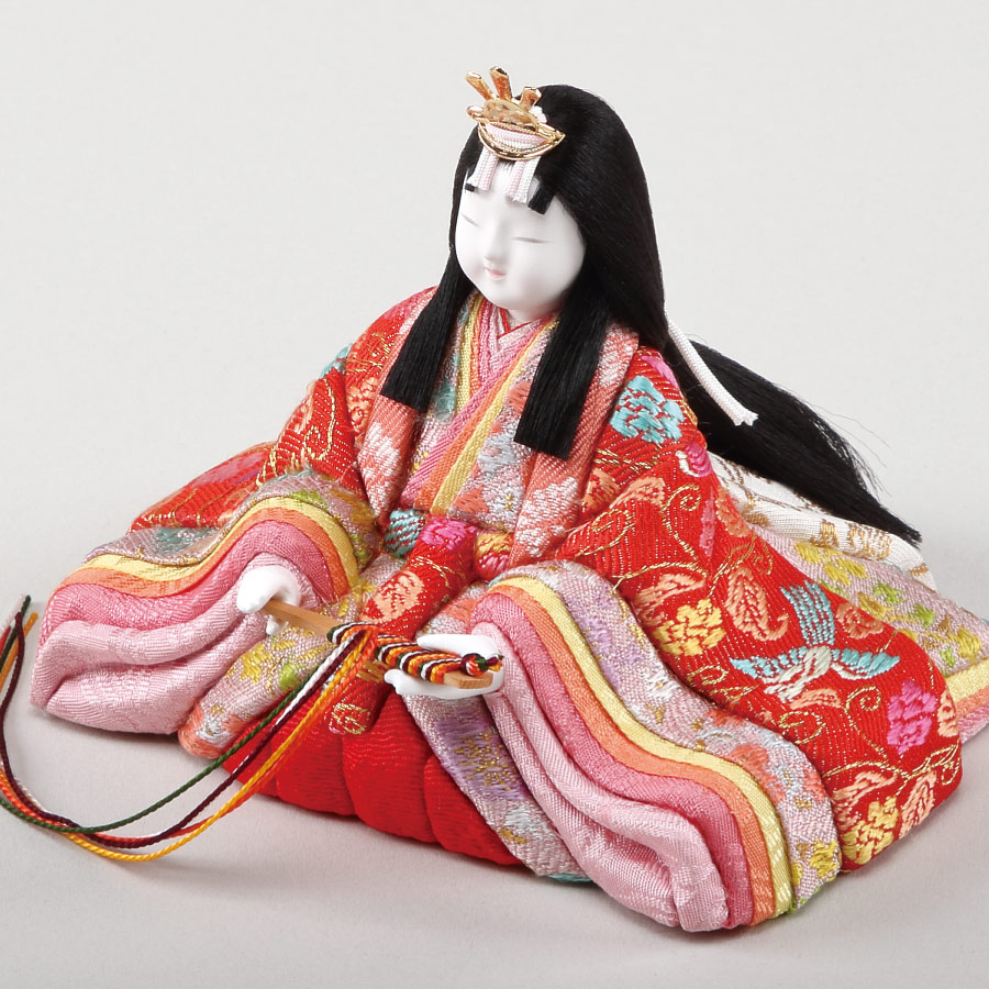 人形の田辺 / 【真多呂】木目込雛人形 小花雛 親王飾り