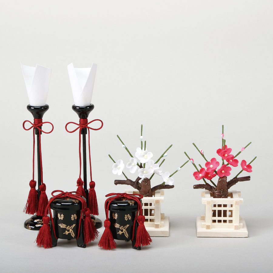 人形の田辺 / 【真多呂】木目込雛人形 小花雛 親王飾り