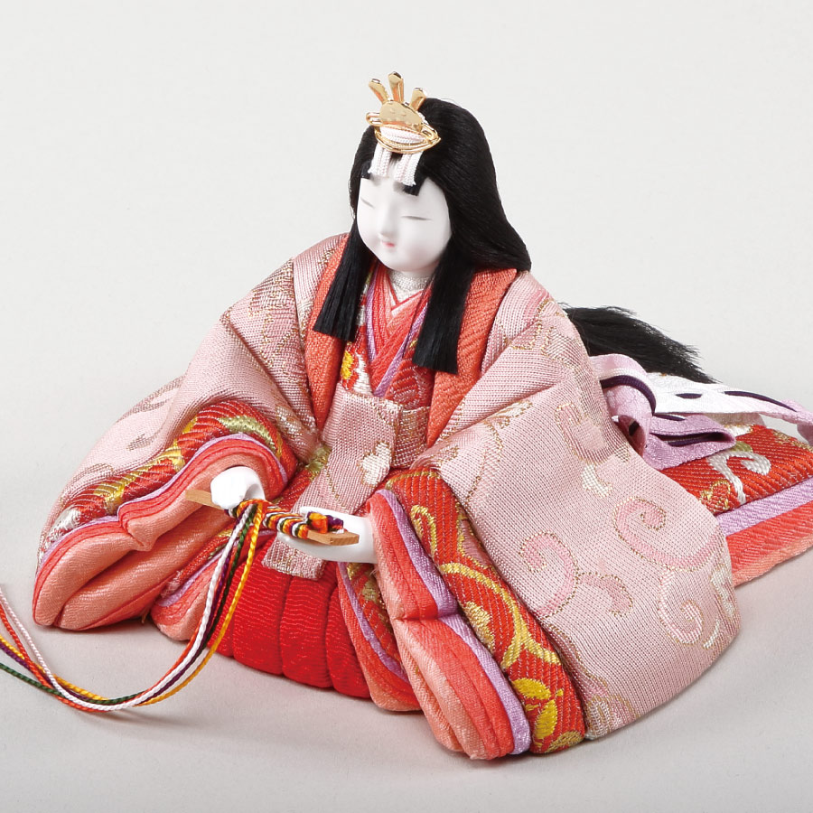 人形の田辺 / 【真多呂】木目込雛人形 杏珠雛 親王飾り