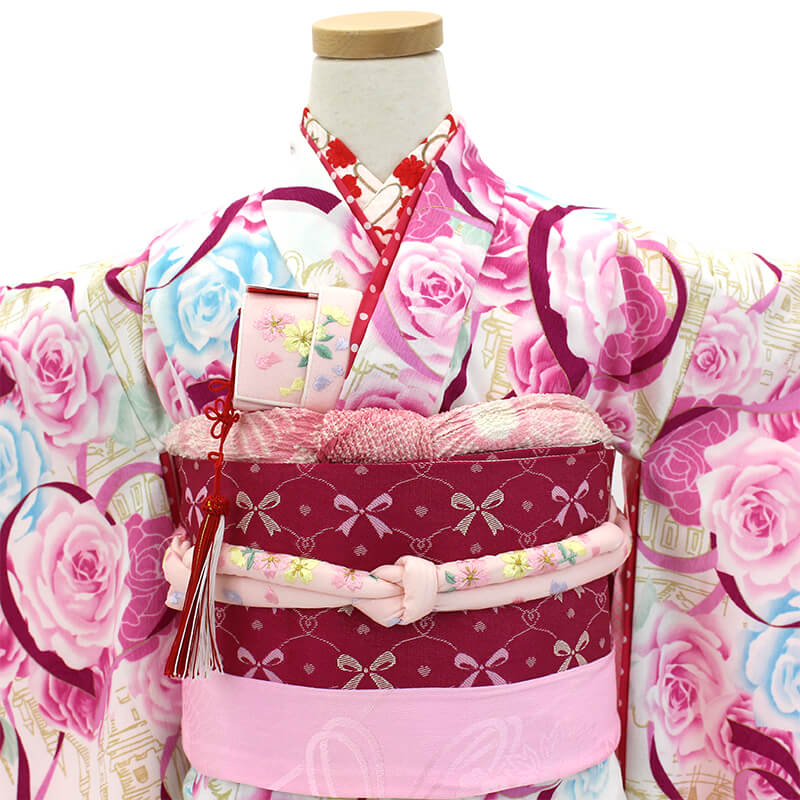 七五三レンタル｜七歳｜松田聖子さんプロデュース｜白 ピンク 水色