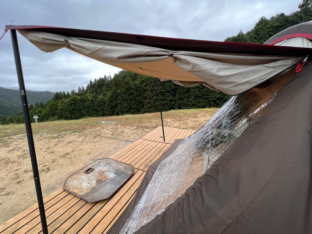 4SW2ルームコクーンⅢは、万能ファミキャンテント 坊主キャンパー