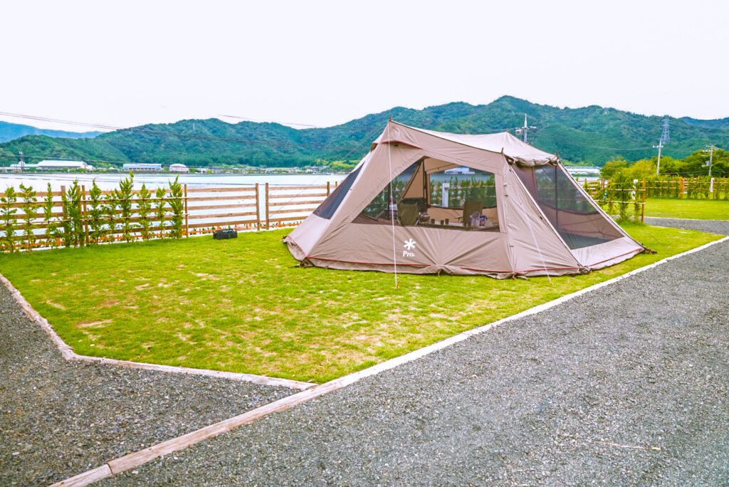 ランドベース6Pro.はファミリーキャンプに最適 坊主キャンパー