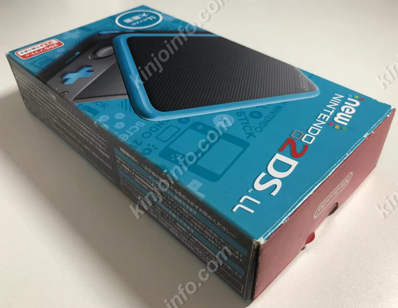 Newニンテンドー2DS LL:ブラック×ターコイズ+充電器【中古・日本版