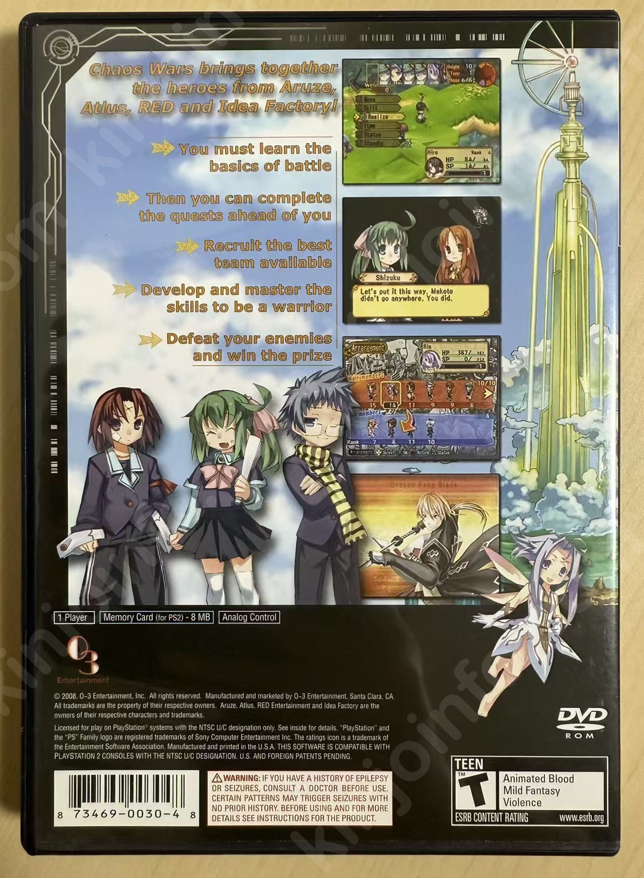 美品 ps2 カオスウォーズ 店頭 販促 ポスター 非売品 12枚セット 美品