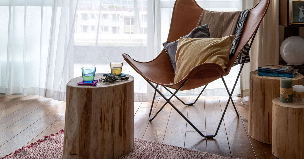 丸太スツール｜kinoaru（キノアル）