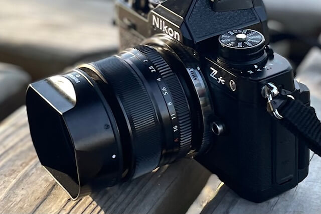 これは軽い衝撃だった。XマウントレンズをZマウント機で使える電子変換