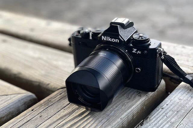 フジXマウント用のTTArtisan AF 56mm f1.8を、SHOTEN XTZを介してNikon