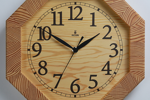 八角時計／商品一覧 | キコリ 手づくり時計工房【本店】｜壁掛け