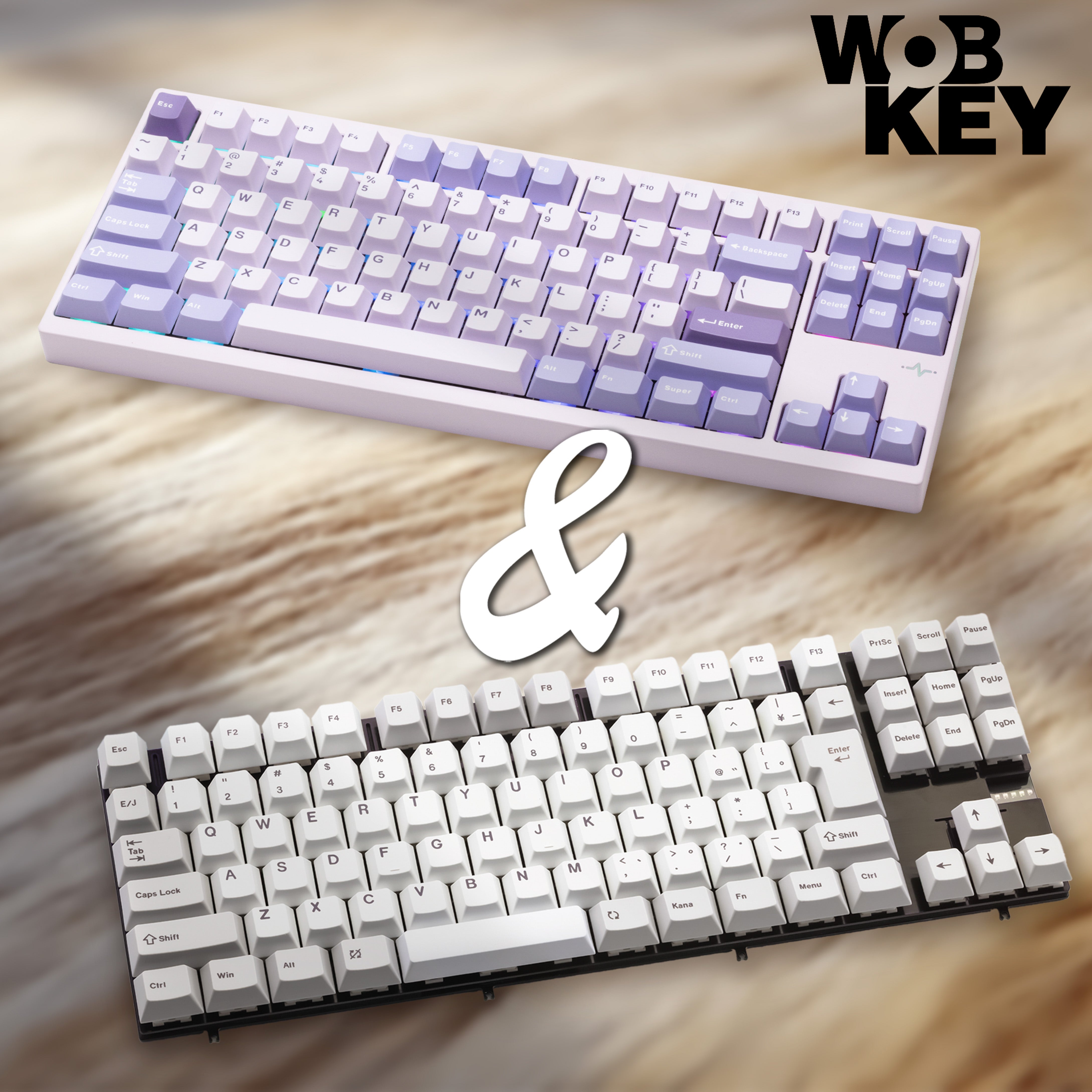 少量限定】WOBKEY Crush 80+日本語配列キット-セット【メカニカル