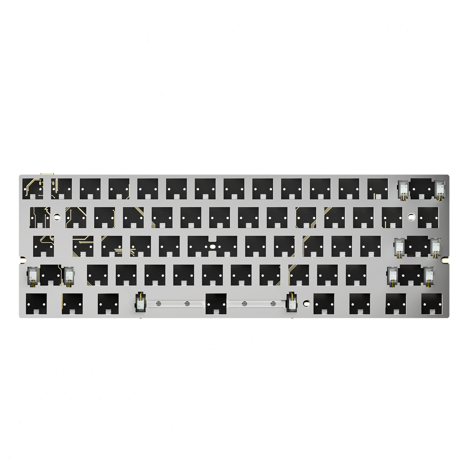 GATERON GT60 PRO Magnetic Keyboard PCBA【スタビ＆フォーム組み立て