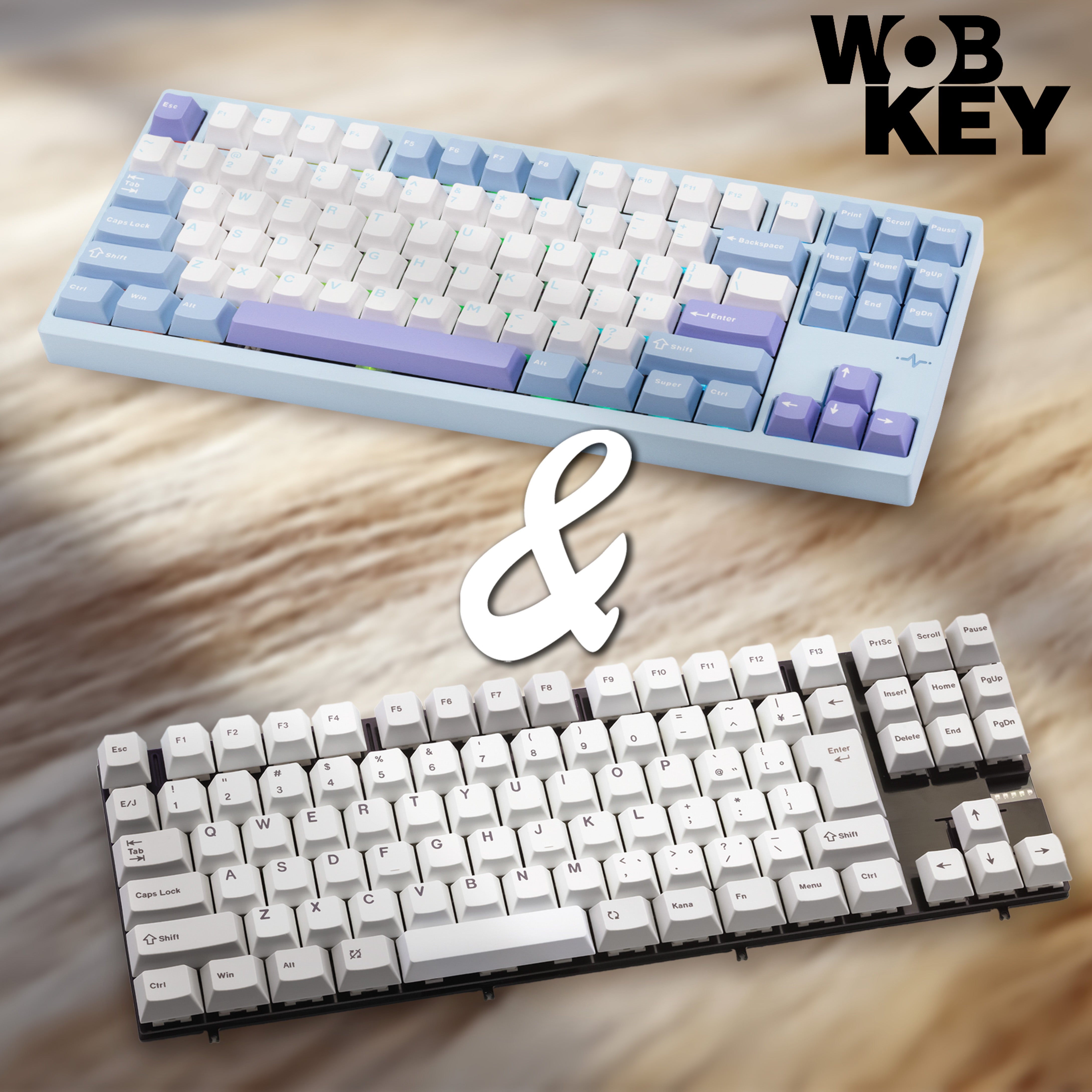 少量限定】WOBKEY Crush 80+日本語配列キット-セット【メカニカル