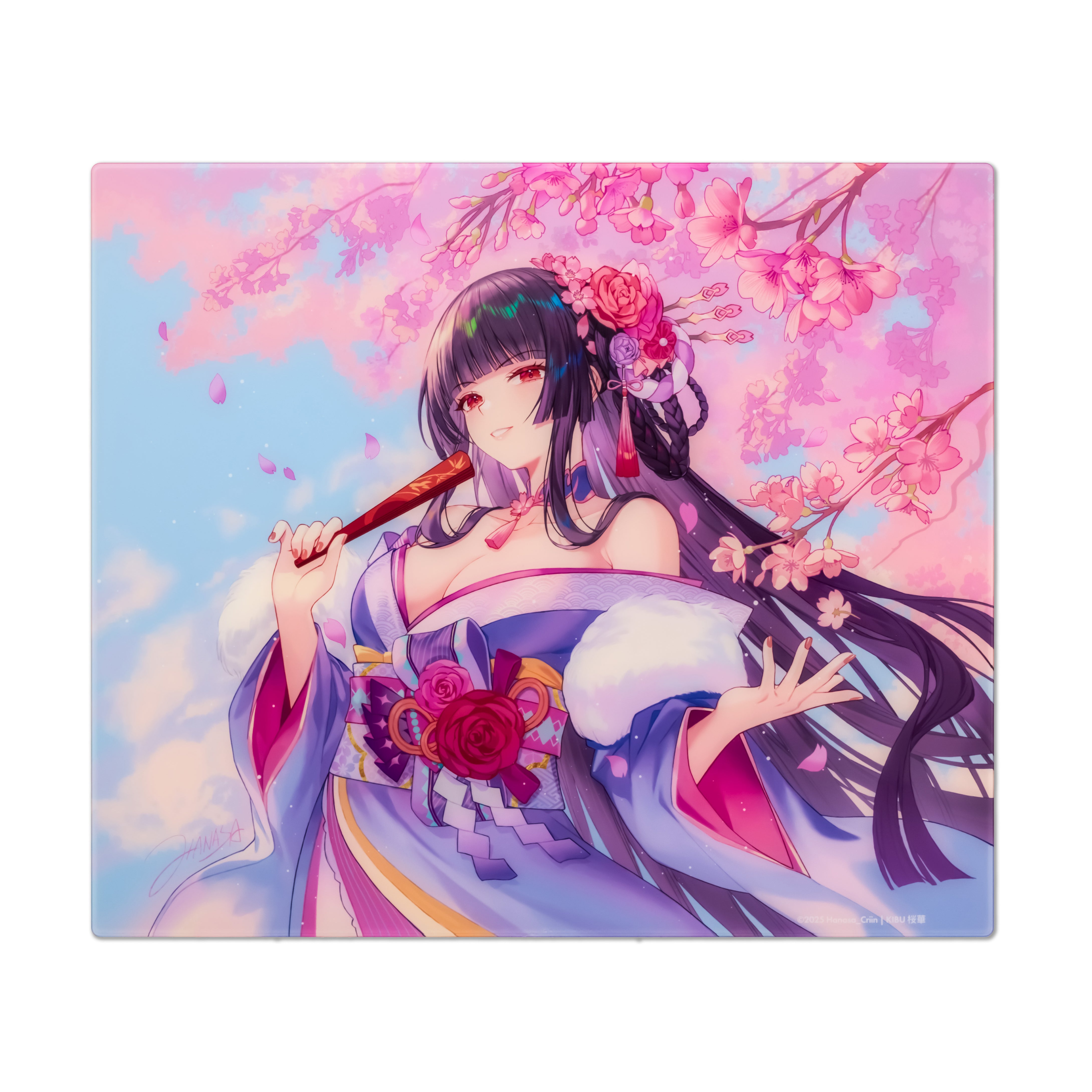 数量限定】KIBU Gear 桜華 Japan Limited Edition【ガラス製マウスパッド】