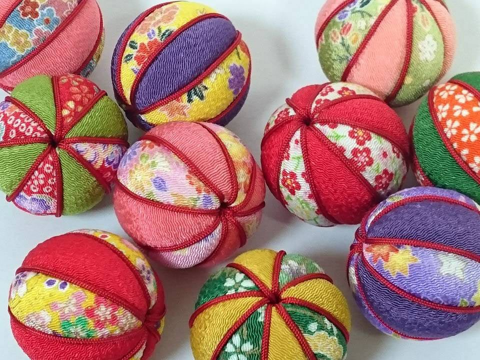 限定販売】手芸キット・木目込みのちりめんてまり |生地 和柄/和布