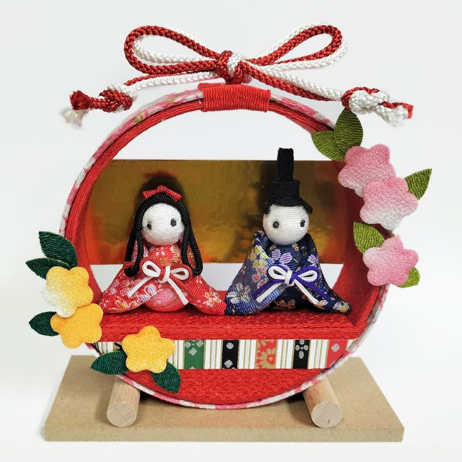 お雛様手作りキット あみぐるみ・雛わんこ |生地 和柄/和布/ちりめん