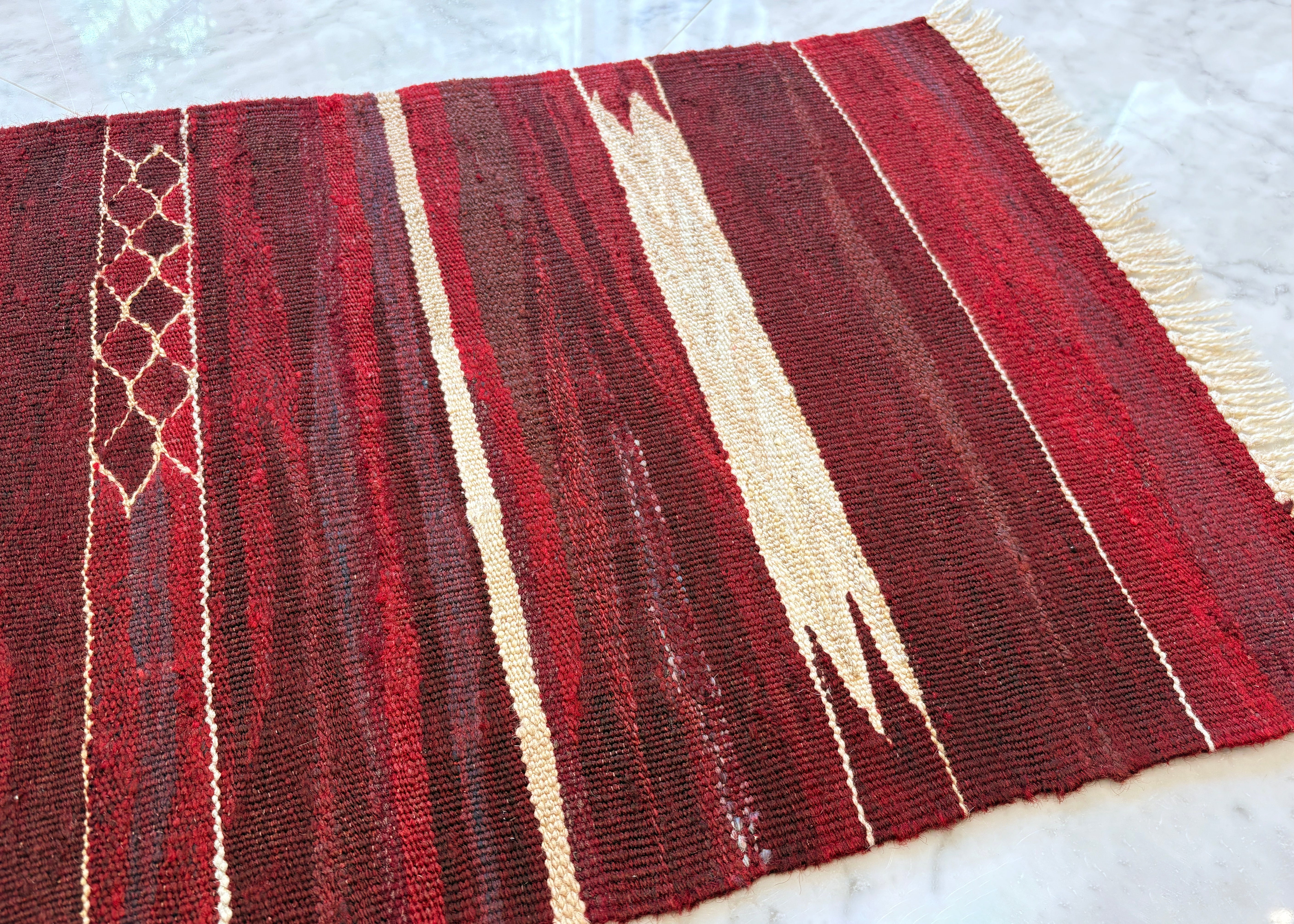 玄関マット トルコ・ロゴバキリム 上質な現代キリム ROGOBA KILIM
