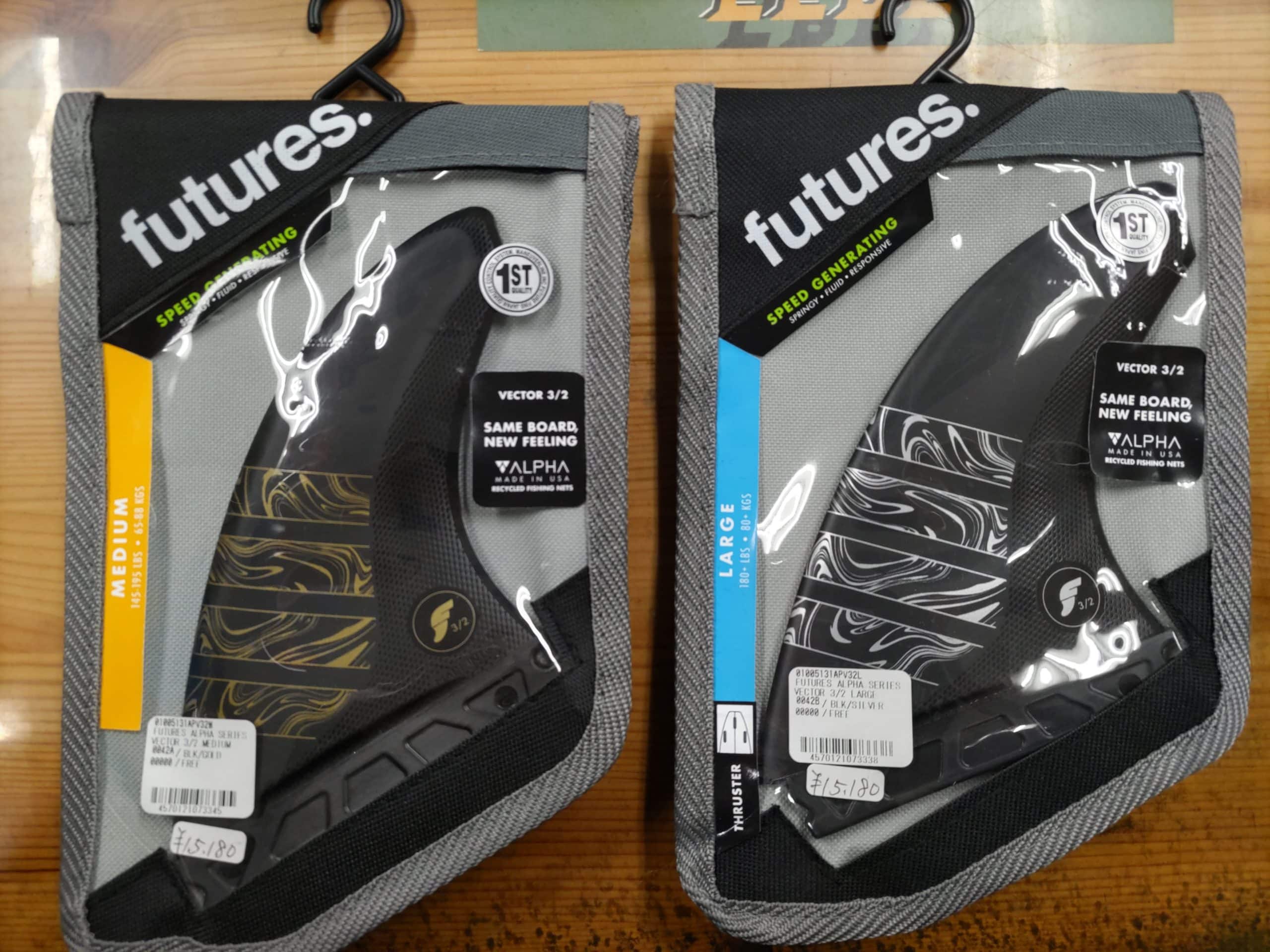 川畑プロもご愛用～【futures.】ALPHA VECTOR 3/2 - サーフボード