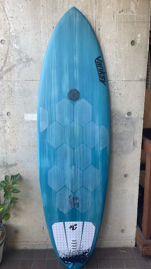 中古】JUSTICE surfboard SAMBOY model (6'0×21