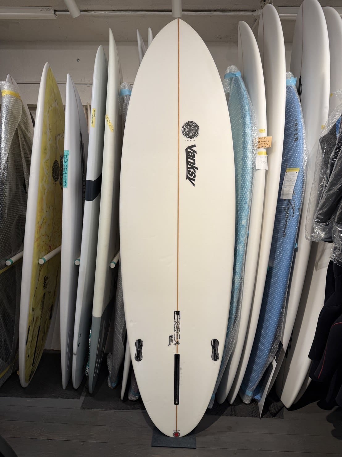 中古】JUSTICE surfboard SAMBOY model (7'0×22 3/8 ×3
