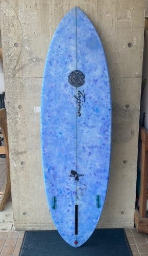 中古】JUSTICE surfboard GREEN IGUANA model(6'3