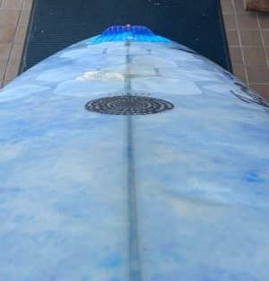 中古】JUSTICE surfboard GREEN IGUANA model(6'3