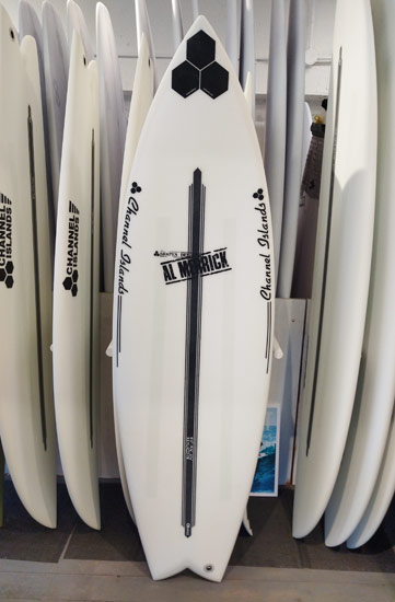 AL MERRICK(アルメリック) surfboard FISHBEARD 2+1(I BEAM) model(5