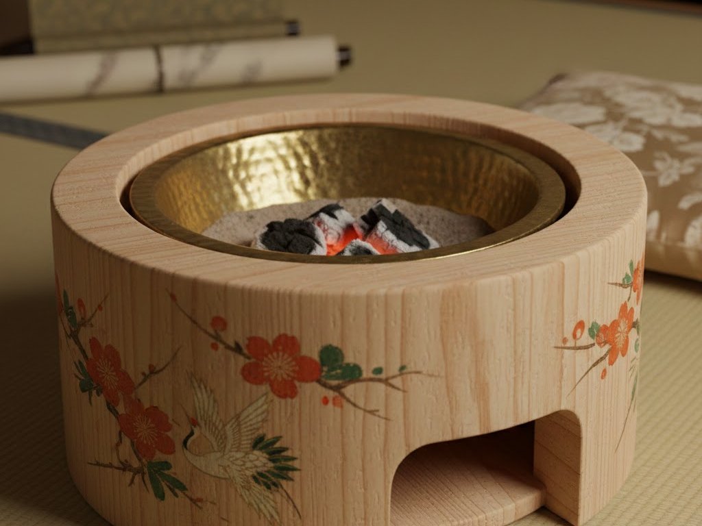 火桶（ひおけ、ひをけ）三冬 – 季語と歳時記