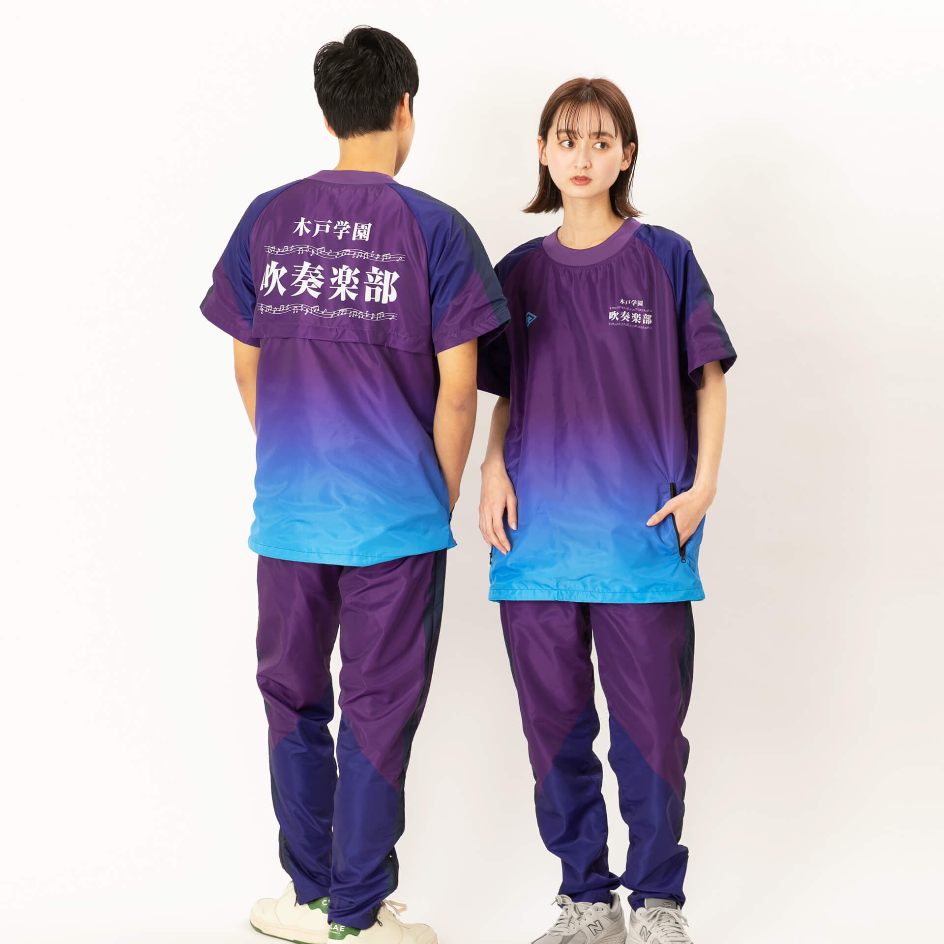 背中ベンチレーション付きプルオーバー・ラグラン半袖オリジナル