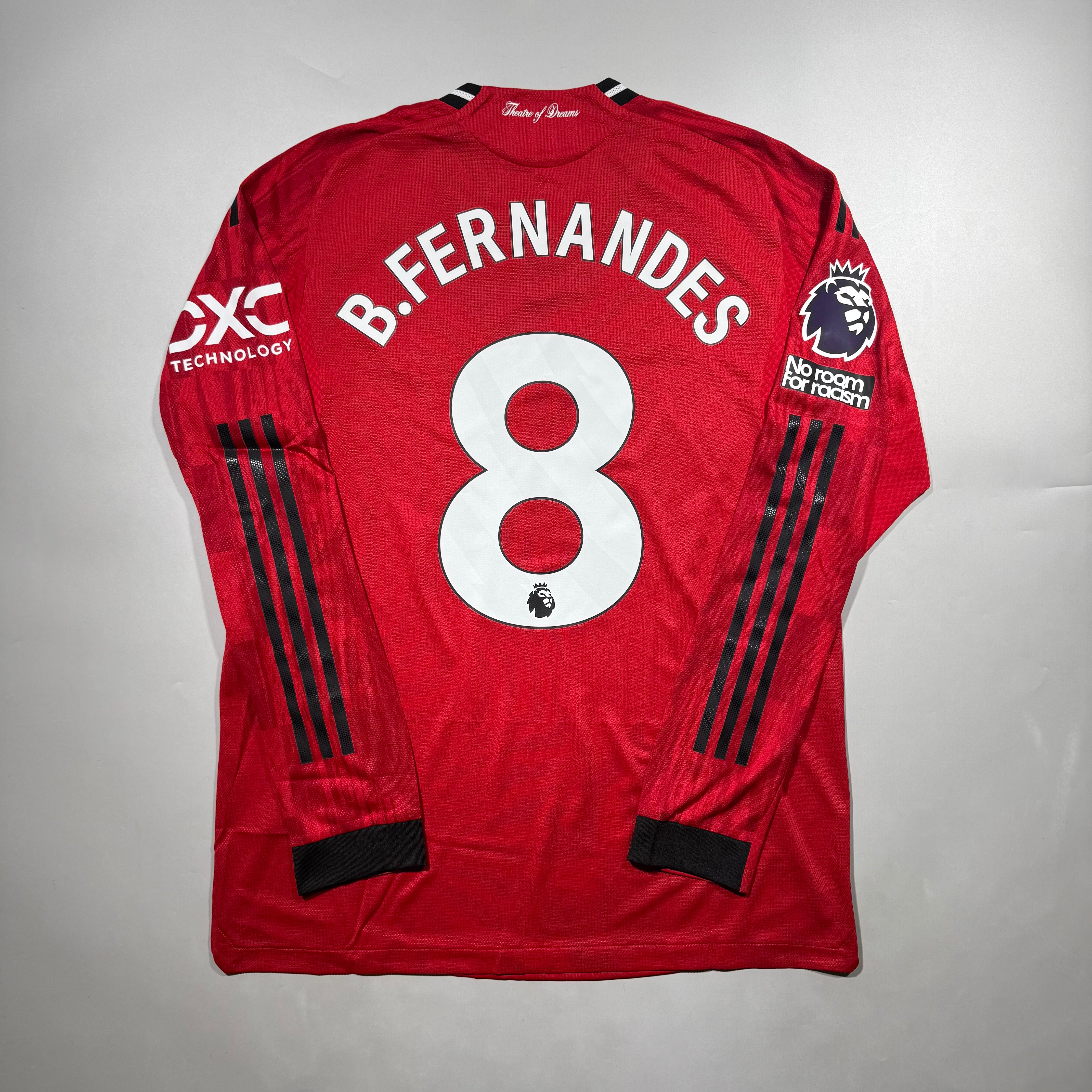 Official #8 B. Fernandes 25/26 Manchester United Home Authentic