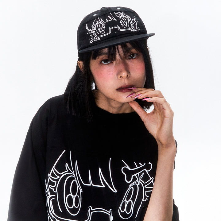 KIRSH X SUNONEBIRD アイグラフィックボールキャップ【ネイビー】