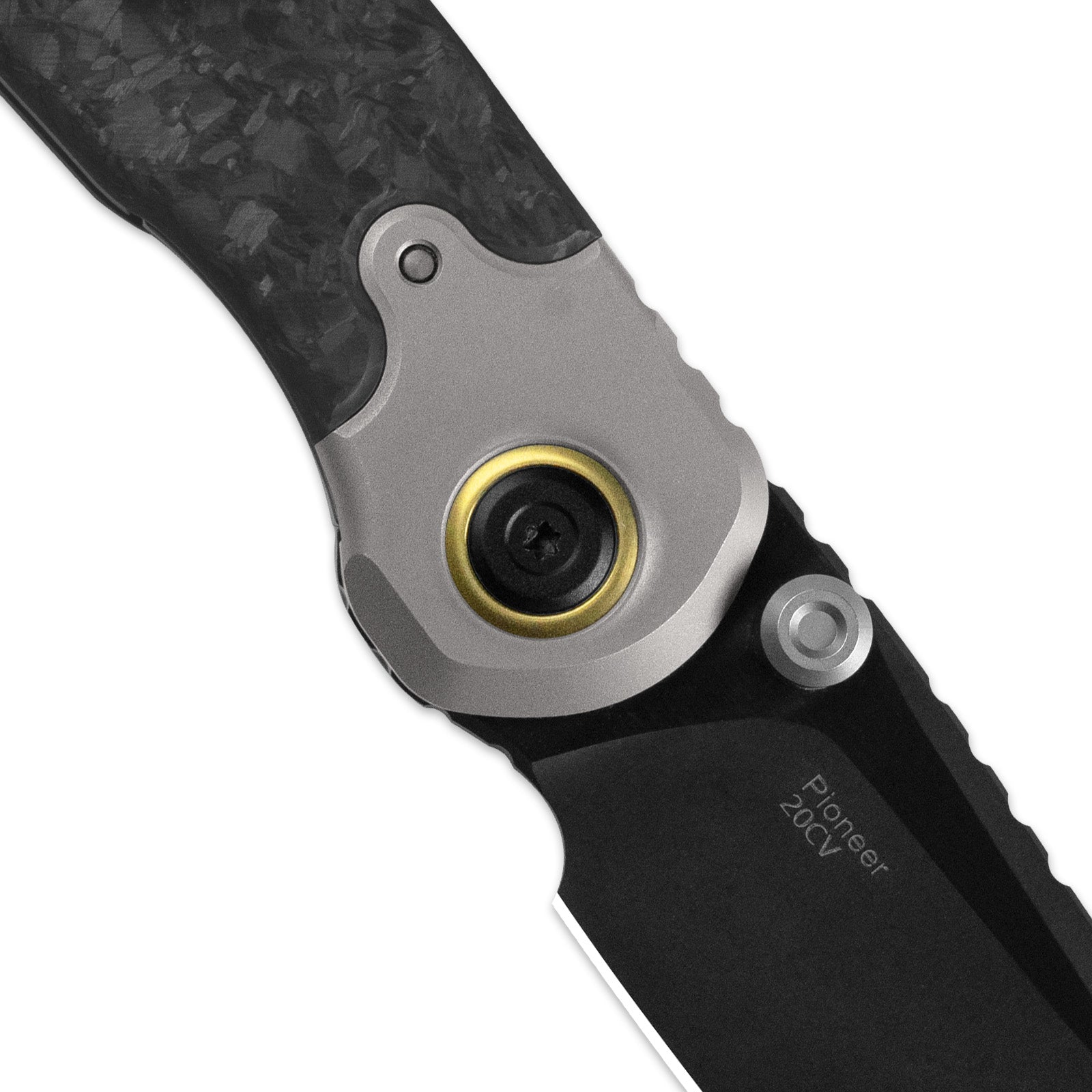 PIONEER 3.2 inch 20CV Titanium & Marble Carbon Fiber ZX-FK03A4-Kizer