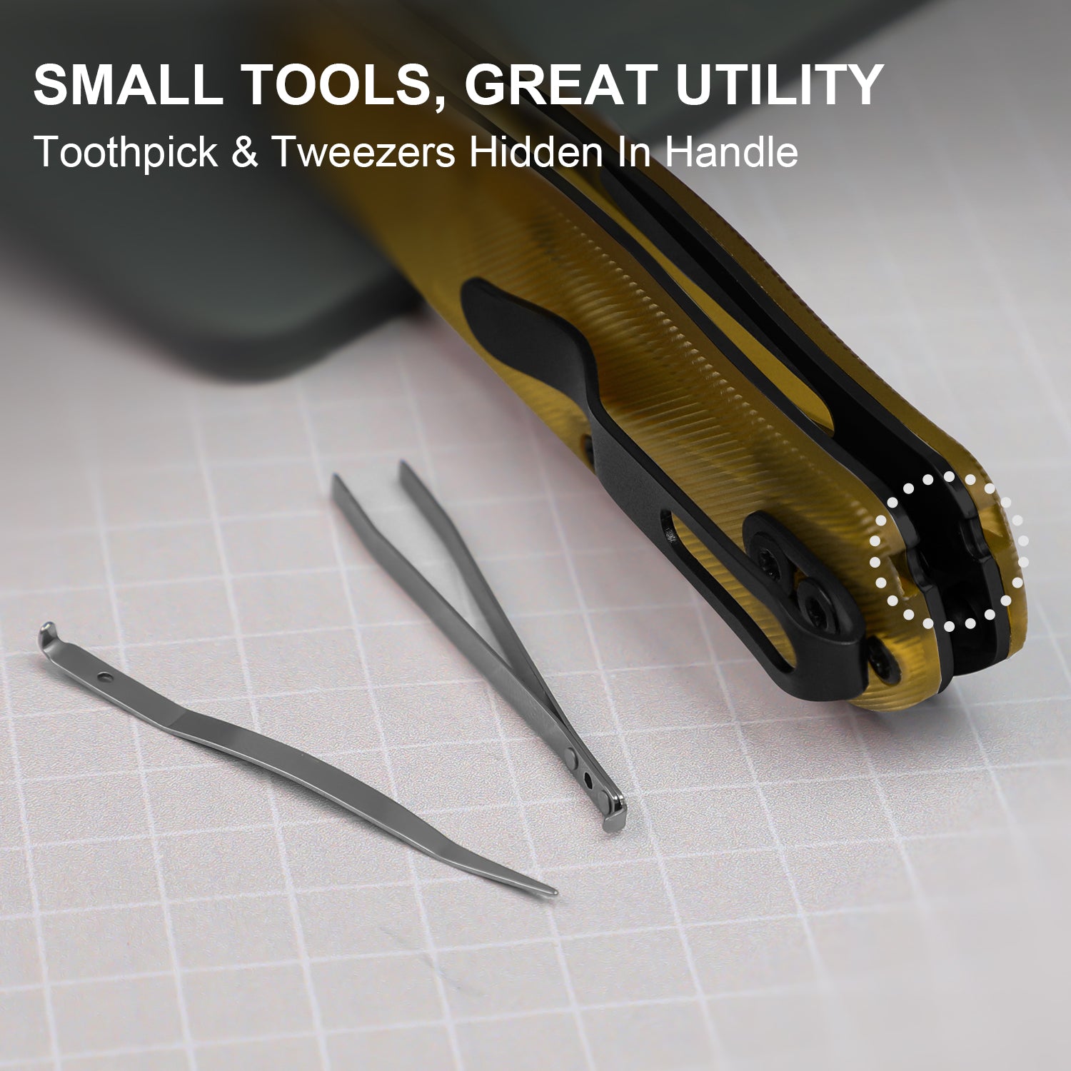 Uti BEAR 1 -2.74 inch SK5 & 5Cr15 PEI V3619JA4-Kizer