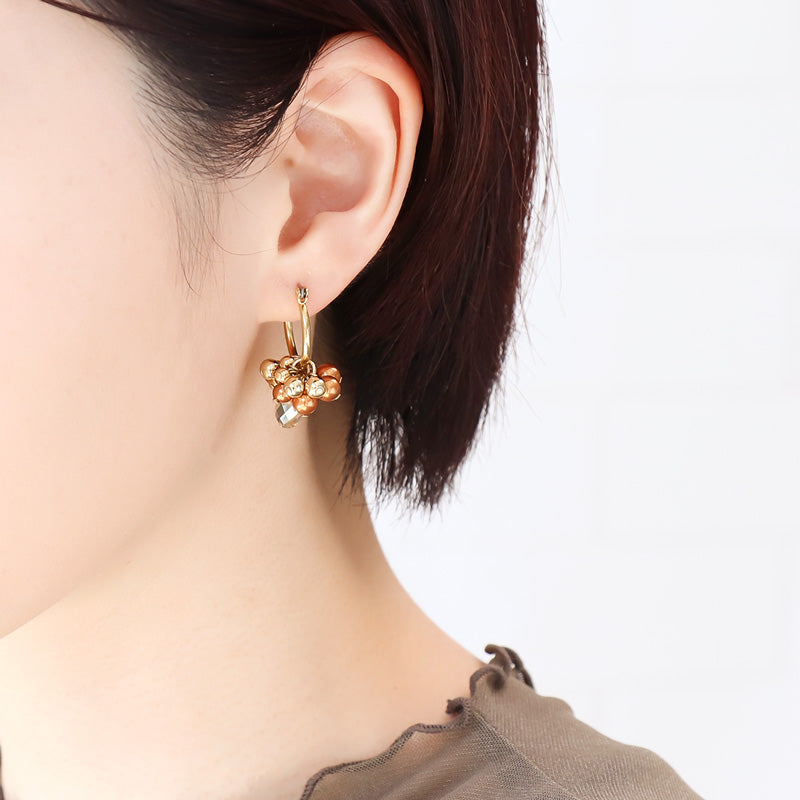 レシピNo.KR1245 クリスタルパールのエレガントピアス4種 – 貴和製作所