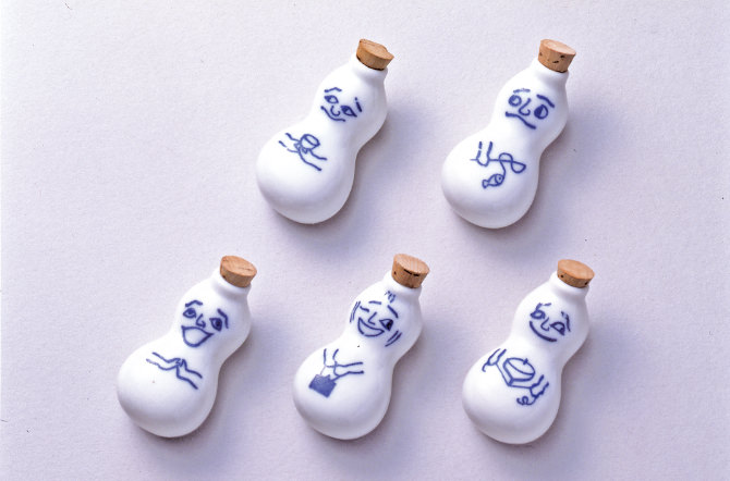 ㉖ 崎陽軒 醤油さし レトロ 大35個 小10個 ひょうちゃん – 崎陽軒