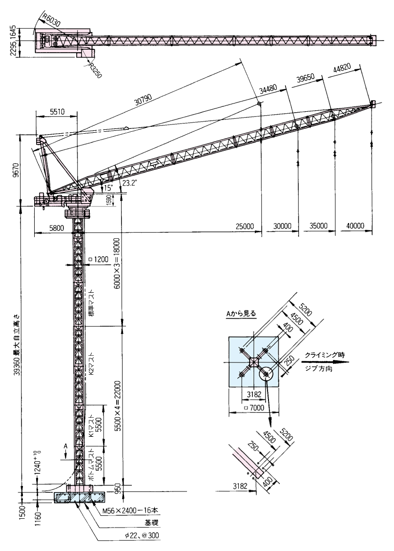 製品情報】JCL 040Ⅱ - 株式会社昭和 タワークレーンレンタルの