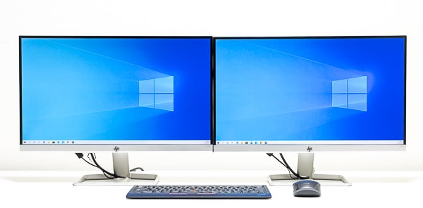 HP 22f / HP 22fwレビュー：デュアルディスプレイに最適なほぼ1万円の