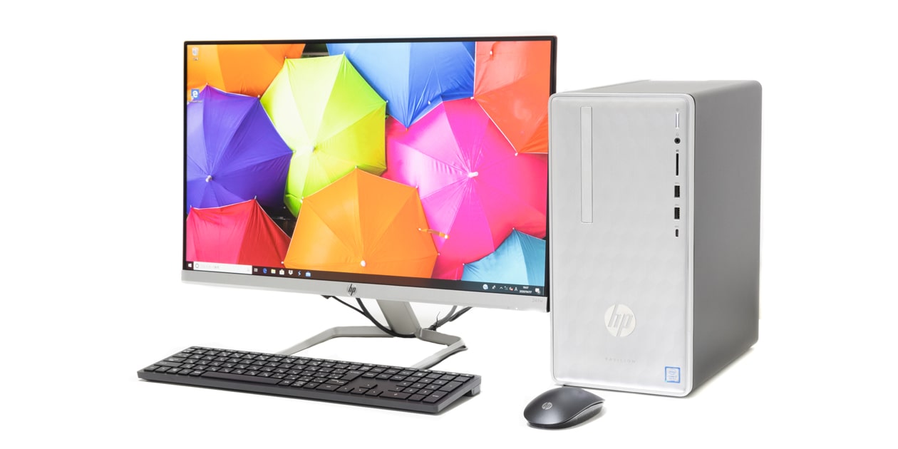HP Pavilion Desktop 590 レビュー：スタイリッシュな外観と手頃な値段