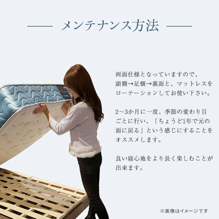 フランスベッド マットレス セミダブル LT-9900PW ミディアムソフト