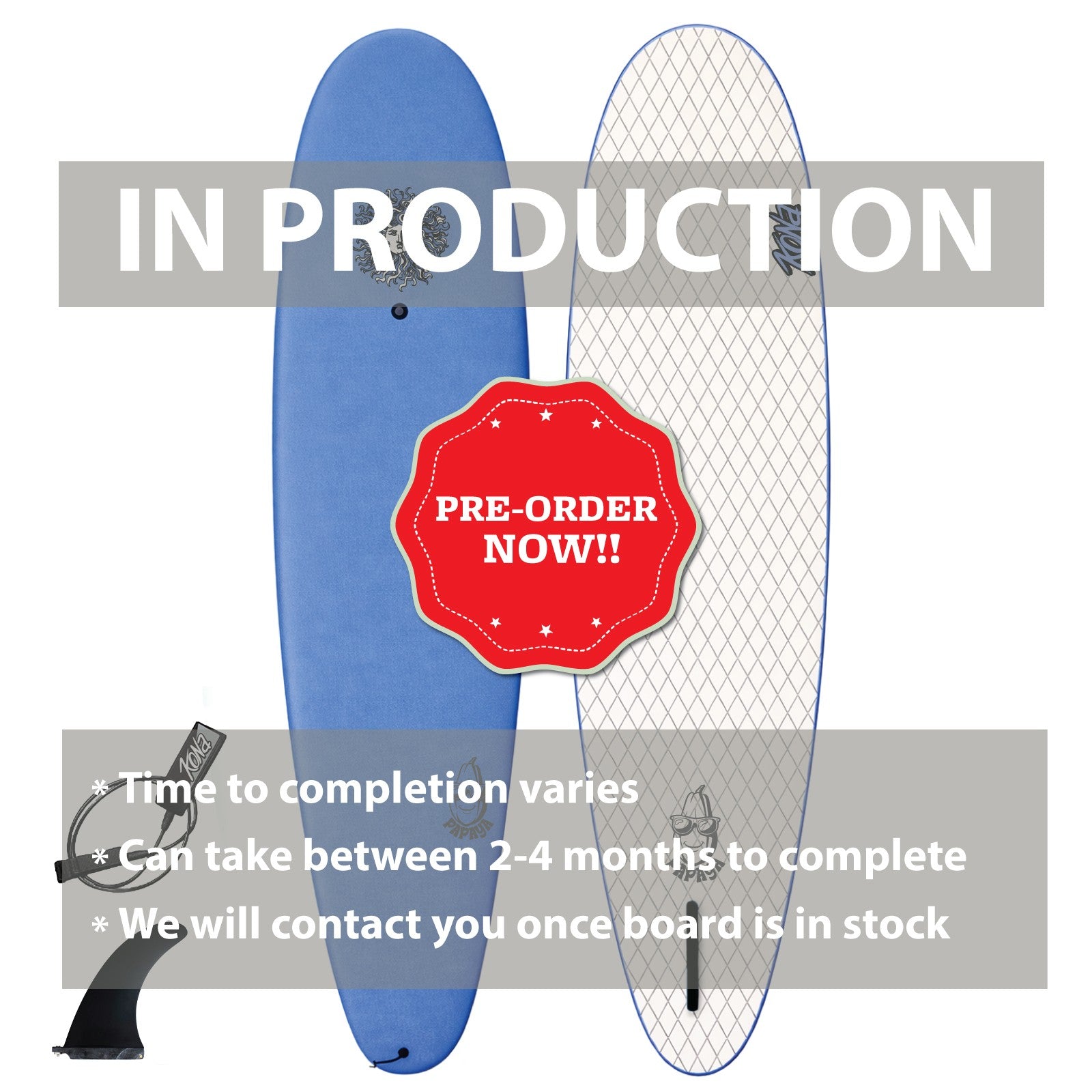 Hawaiian ファンボード 7'10