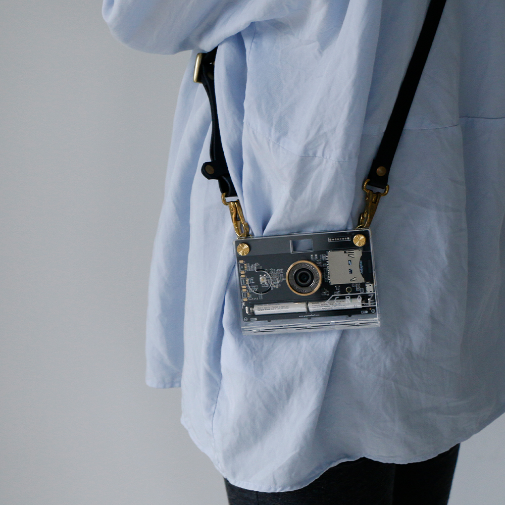 Paper Shoot｜LEATHER STRAP BLACK（ブラック・黒・ストラップ単体