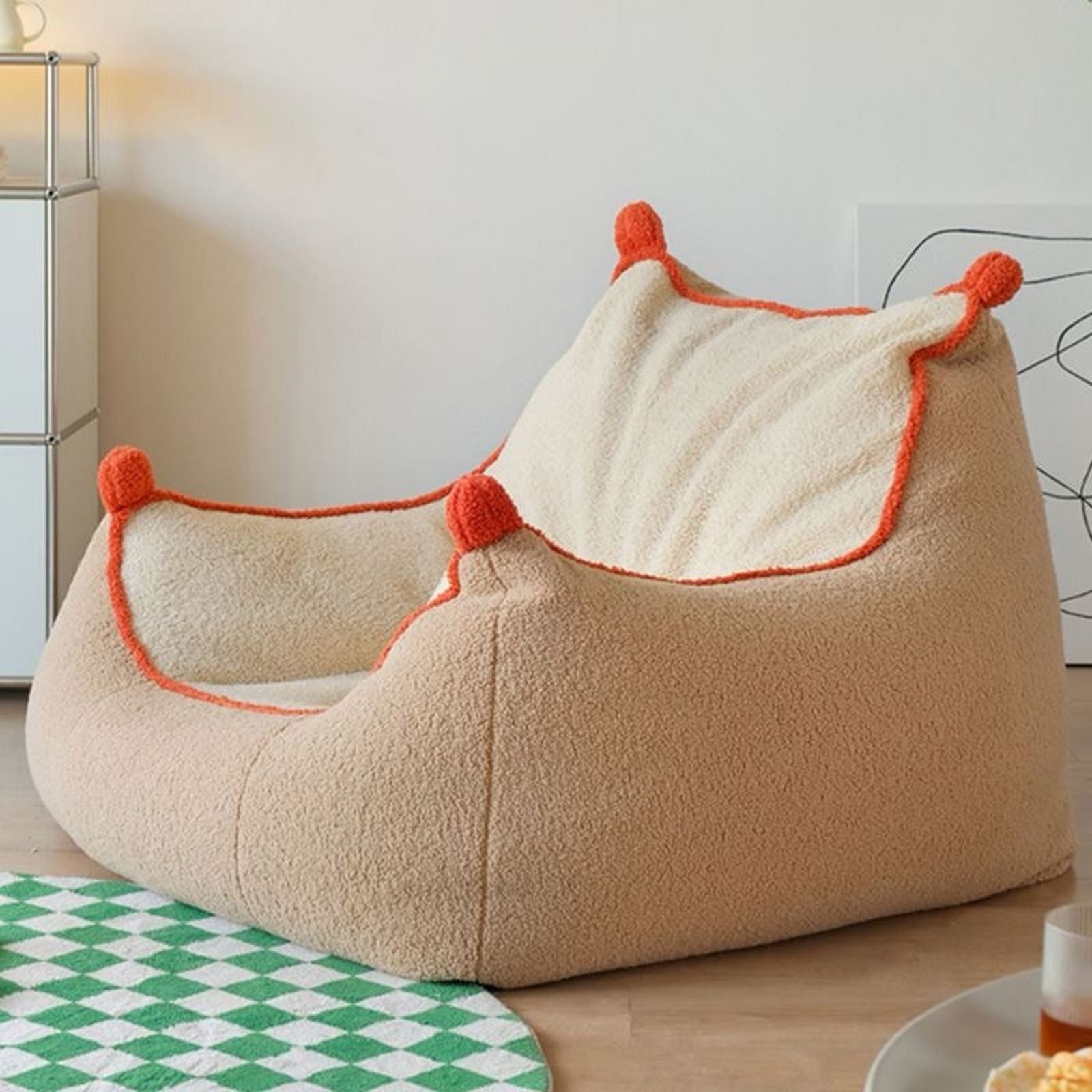 パイピングコントラストカラー一人掛けソファ – kocol