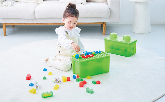 やわらか&安心素材がうれしい はじめてのブロック遊び「Jelly Blox