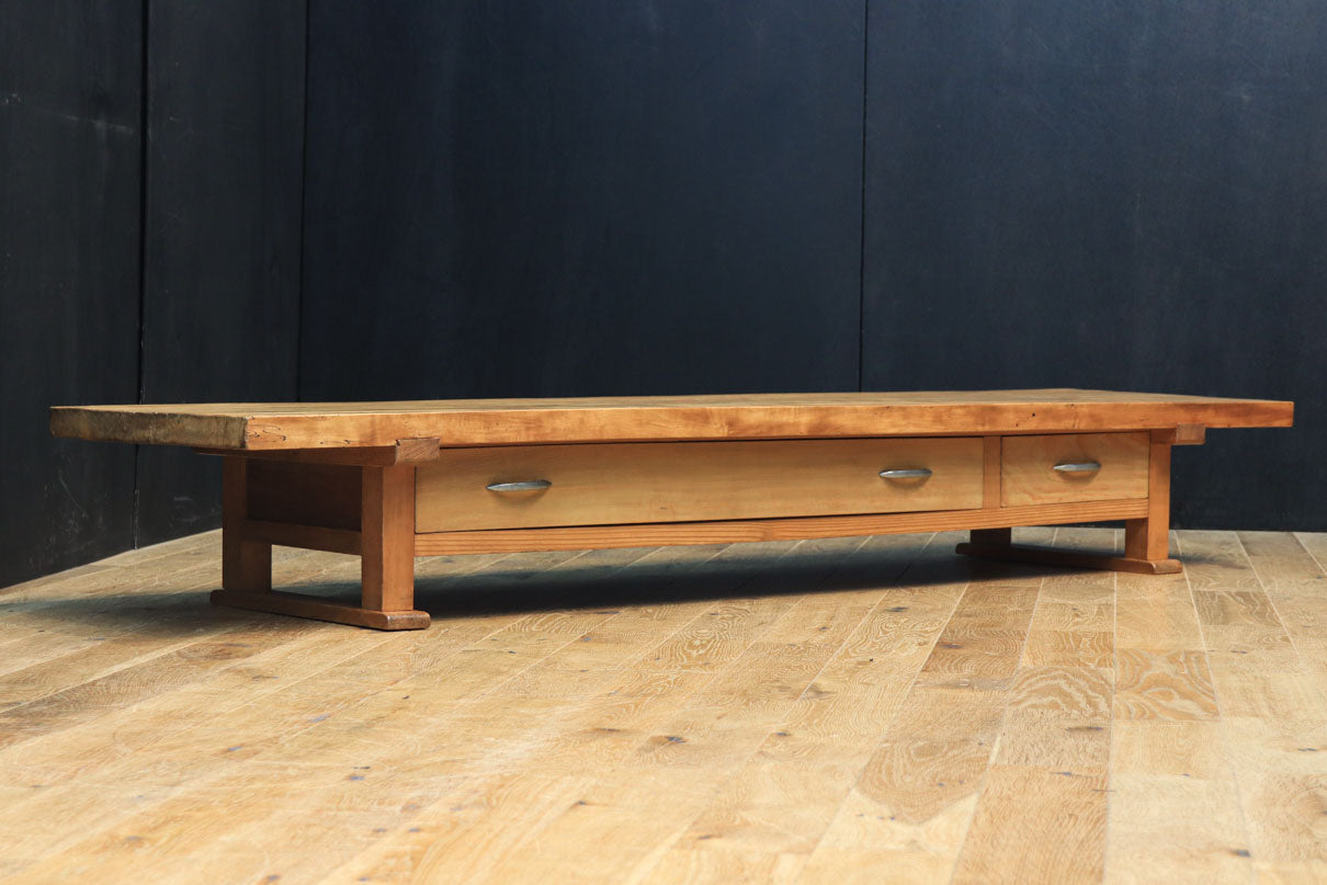 アンティーク 裁ち台 裁板 一枚板 柿渋塗り 昭和レトロ 2026年最新