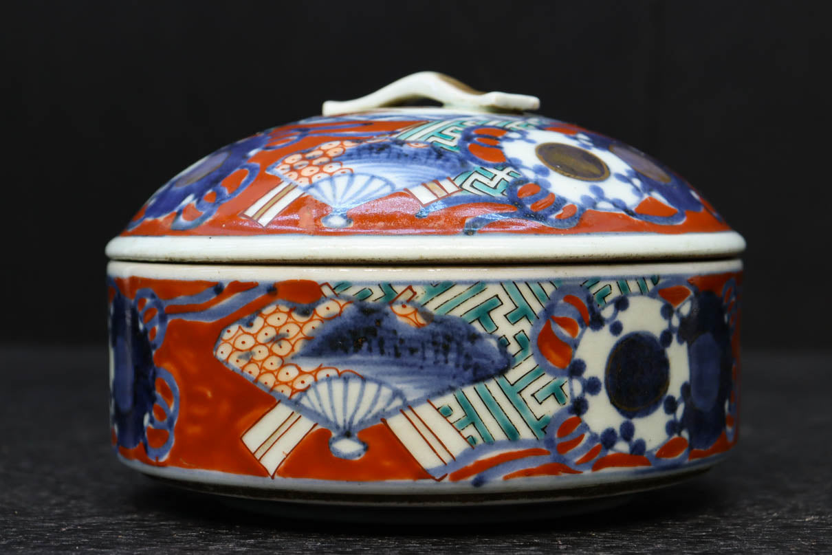 華やかで趣きのある陶器製重箱セット(おかもち付き) DC5788 在庫1組