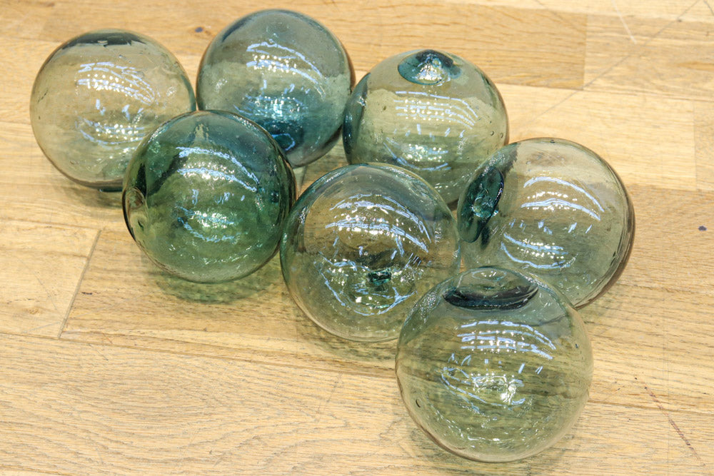 気泡を含んだガラスの浮き玉 DC6136 在庫52個 – 古福庵 [ KOFUKUAN
