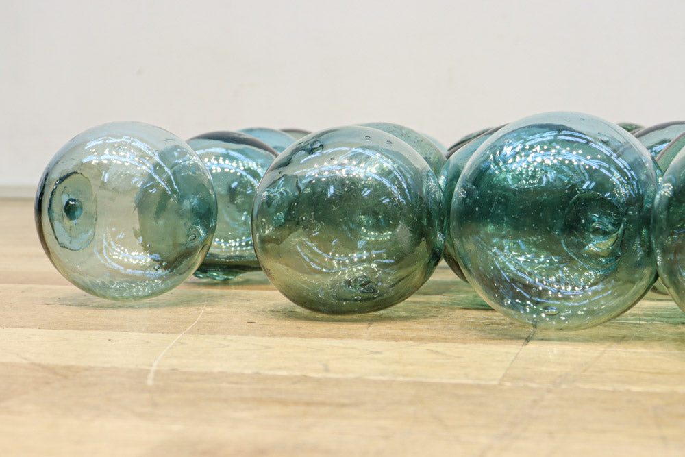 気泡を含んだガラスの浮き玉 DC6136 在庫52個 – 古福庵 [ KOFUKUAN