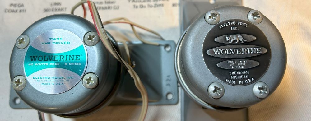 エレクトロボイスのWOLVERINE TW-35ツィーターを4本Get（その1